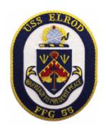 USS Elrod FFG-55 Ship Patch