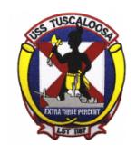 USS Tuscaloosa LST-1187 Ship Patch