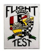 Air Force Flight Test Sabre Jet Patch