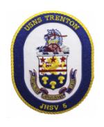 USNS Trenton JHSV-5 Ship Patch