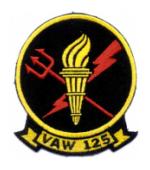 Navy Airborne Early Warning Squadron VAW-125 Patch
