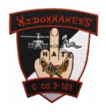 C Company 3rd Battalion 101st Aviation Regiment Patch (Widowmakers)