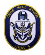 USNS Fall River JHSV-4 Ship Patch