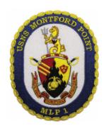 USNS Montford Point MLP-1 Ship Patch