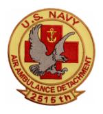 US Navy 2515th Air Ambulance Detachment Patch
