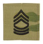Army Scorpion Master Sergeant  E-8 Rank with Velcro Backing