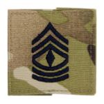 Army Scorpion First Sergeant E-8 Rank with Velcro Backing