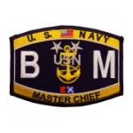 USN RATE BM Boatswains Mate Master Chief Patch