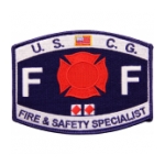 USCG Rate FF Fire & Safety Specialist Patch