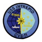 USS Intrepid CVS-11 Ship Patch (In Mare In Coeld)