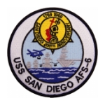 USS San Diego AFS-6 Ship Patch