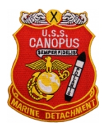 USS Canopus AS-34 (Marine Detachment) Ship Patch