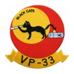 Navy Patrol Squadron VP-33 (Black Cats) Patch