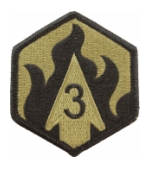 3rd Chemical Brigade Scorpion / OCP Patch With Hook Fastener