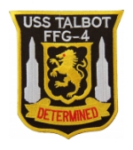 USS Talbot FFG-4 Ship Patch
