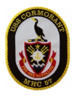 USS Cormorant MHC-57 Ship Patch