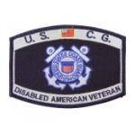 U.S. Coast Guard Disabled American Veteran Patch