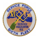 Navy Service Force Sixth Fleet (Service Squadron Six) Patch