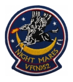 Navy Vertical Night Fighter Squadron VF(N) 52 (Night Mares) Patch