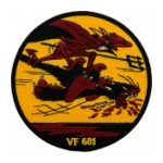 Navy Fighter Reserve Squadron VF-681 (Devil) Patch