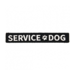 Service Dog Tab With Velcro Backing