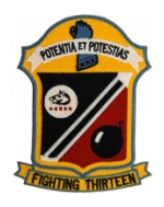 Navy Fighter Squadron VF-13 (Fighting Thirteen) Patch
