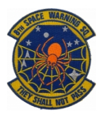 Air Force 8th Space Warning Squadron Patch ( With Hook Fastener )