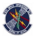 Air Force 6th Space Operations Squadron Patch ( With Hook Fastener )