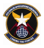 Air Force 4th Space Operations Squadron Patch ( With Hook Fastener )