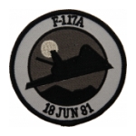 Air Force F-117A Stealth Fighter (18 June 81)  Patch