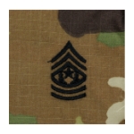 Army Scorpion Command Sergeant Major E-9 Rank Sew-On (Ufinished Edge)