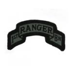 1/75th Infantry Scroll Patch Foliage Green (Velcro Backed)