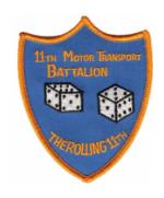 11th Motor Transport Battalion Patch