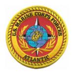 USMC Forces Atlantic (FMFLANT) Patch
