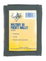 Military ID Pocket Wallet (Black)