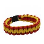 Paracord Bracelet (Red & Yellow)