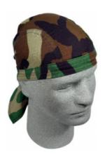Woodland Camouflage Headwrap