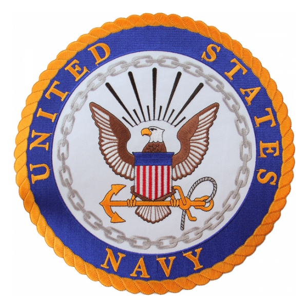 U.S. Navy Round (Back Patch)