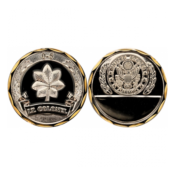 Army Lieutenant Colonel Challenge Coin