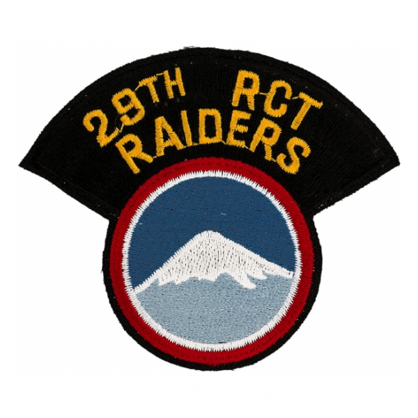 29th Regimental Combat Team Patch