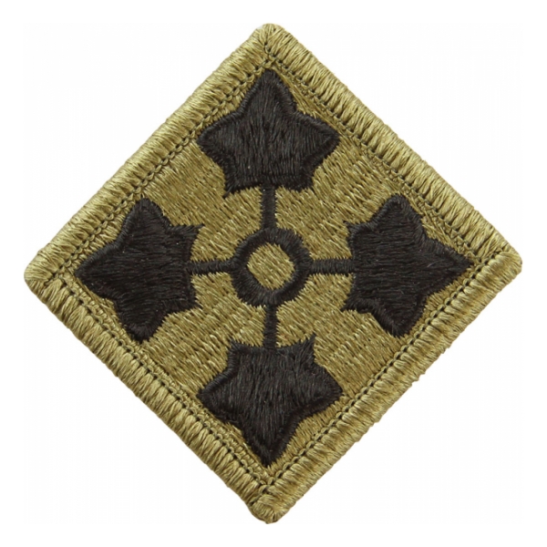 4th Infantry Division Scorpion / OCP Patch With Hook Fastener