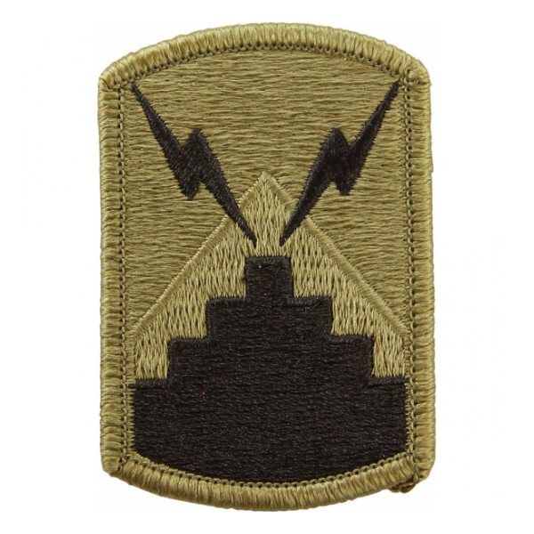 7th Signal Brigade Scorpion / OCP Patch With Hook Fastener)