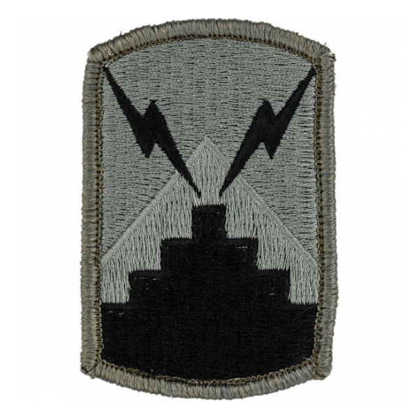 7th Signal Brigade Patch Foliage Green (Velcro Backed)
