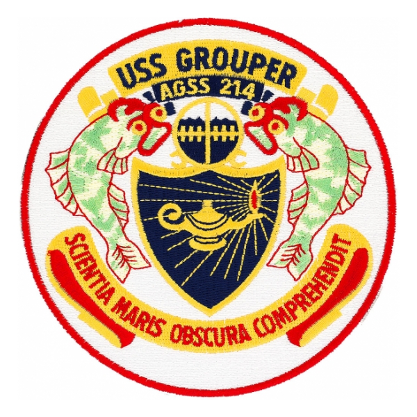 USS Grouper AGSS-214 PATCH