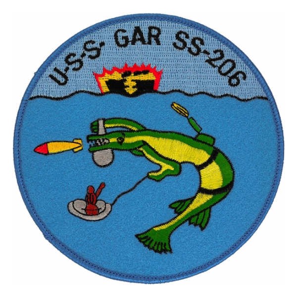 USS Gar SS-206 Submarine Patch