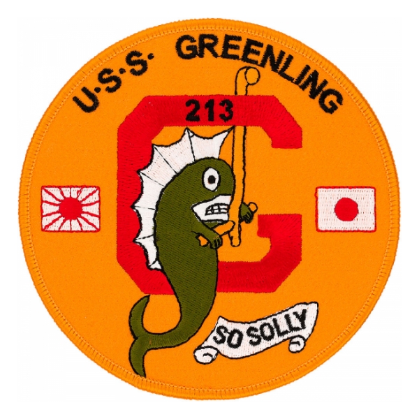 USS Greenling SS-213 Submarine Patch