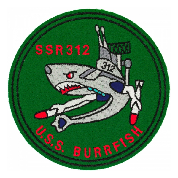 USS Burrfish SSR-312 Patch