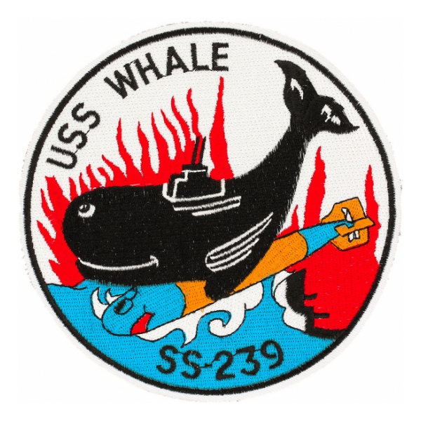 USS Whale SS-239 Submarine Patch