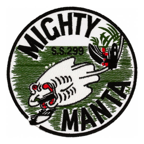 USS Mighty Manta SS-299 Patch