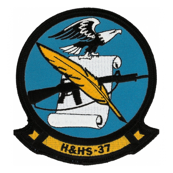Marine Headquarters and Headquarters Squadron H&HS-37 Patch